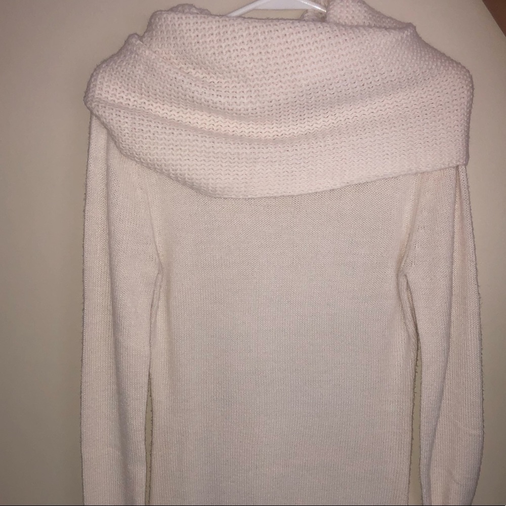 Turtle neck sweater dress